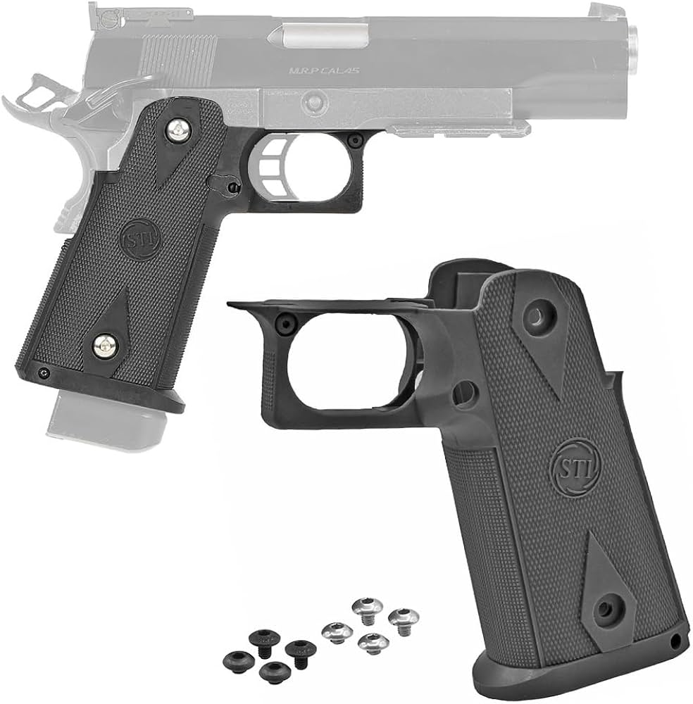 Amazon.co.jp: 良品武品 東京マルイ ハイキャパ 対応 グリップ 5KU STI